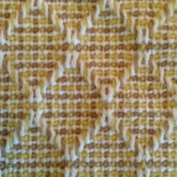 Banana Republic Yellow / Tan / White Tweed Skirt Size 12 - Picture 4 of 4